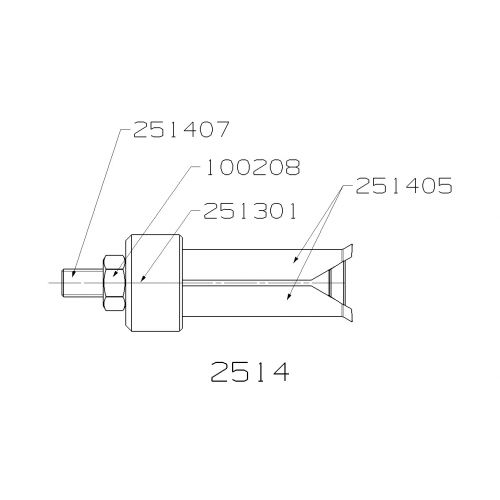 EXTRACTOR DE PINZA INTERIOR FORZA SERIE 2500